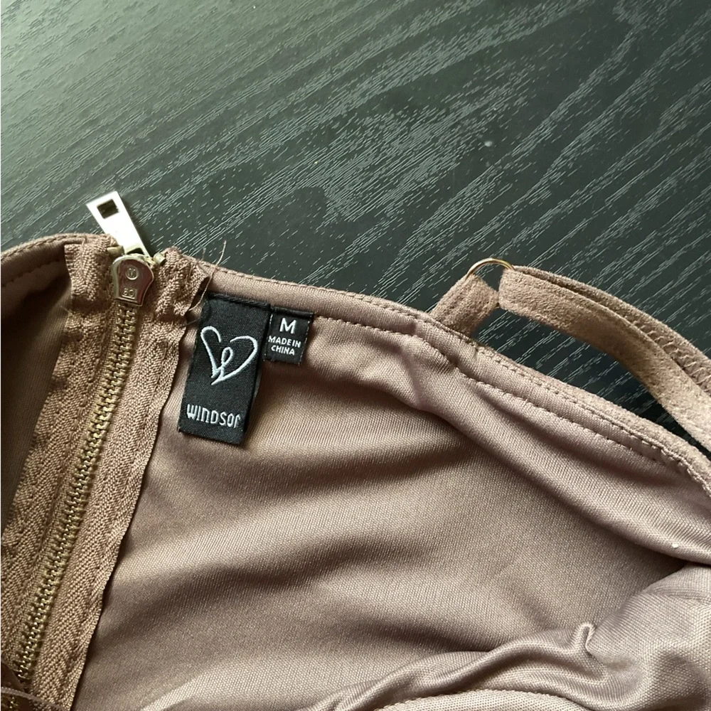 Windsor Tan Dress - Picture 2 of 3